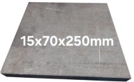 Blacha stalowa formatka z blachy 15mm 70x250mm