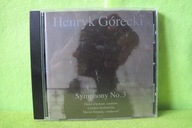 HENRYK GÓRECKI SYMPHONY NO.3 - DAVID ZINMAN CD