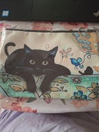 KOSMETYCZKA SASZETKA SZMINKI DROBNE KOSMETYKI ALA PIÓRNIK uroczy kot anime