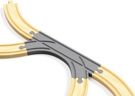 Rozjazd typ K do Torów Kolejki Drewnianej +2 łączniki - od FabrykaTorow