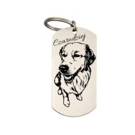 Brelok Z Obrysem Pupila Wykonanym Na Podstawie Twojego Zdjęcia Kol. Srebrny