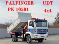 MAN TGM 18.330 * WYWROTKA 3,80 m + PALFINGER PK 10501 + PILOT *4x4*STAN BDB