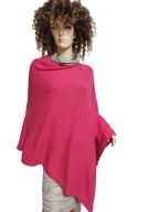 PONCZO z wełną angorą