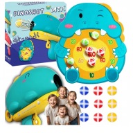 Gra Dinozaur Strzelanie do Celu Pistolet Kule Rzutki Tarcza Prezent dziecka