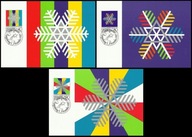 **84 Liechtenstein 834-836 - KARTY MAX - IGRZYSKA OLIMPIJSKIE