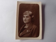 Strzelczyska obwód Lwowski - stare zdjęcie - dziewczyna ,kurs P.W.K.