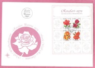 Afryka Pd. 1979 FDC ark. kwiaty róże
