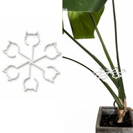 Podpora do roślin kwiatów doniczkowych podpórka chwytak biała 10cm–PLA 1szt