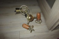 ŻYRANDOL DREWNO NA 3 KLOSZE