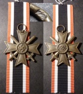 Kriegsverdienstkreuz 2 klasy z mieczami. KVK Krzyż zasługi sygnowany 72