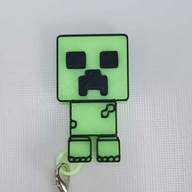 Brelok creeper gra minecraft z druku 3D
