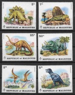Malediwy xx So13 fauna dinozaury MNH VF 26euro