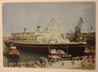 GDYNIA - M/S "Batory" przy dworcu morskim, CZYSTA