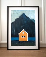 Obraz akrylowy na tablicy malarskiej 70x50 cm