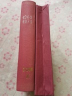 Klaser ze znaczkami Polska rocznik 1969-71 niekompletny