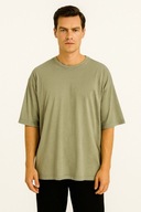 RESERVED – Oversize’owy T-shirt w Kolorze Khaki L