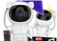 PROJEKTOR GWIAZD ASTRONAUTA LAMPKA NOCNA RZUTNIK 4 GEN. 2024R. + PILOT