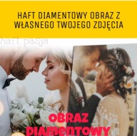 OBRAZ WYKLEJANY DIAMENCIKAMI Z WŁASNEGO ZDJĘCIA PROJEKT DIAMENTY KWADRATOWE