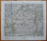 BYDGOSZCZ (Bromberg) Übersichtskarte von Mitteleuropa Arkusz P54, wyd.1902