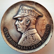 GENERAŁ BRONI WŁADYSŁAW SIKORSKI 1982 SYGNOWANY JÓZEF MARKIEWICZ - NIESZCZ