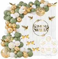 Dekoracje komunijne Balony KOMUNIA Girlanda dekoracje na KOMUNIĘ ŚWIĘTĄ O1