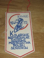 KOLARSKIE IDYWIDUALNE SZOSOWE MISTRZOSTWA POLSKI ŻYWIEC 1975 prop0rczyk