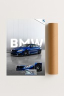 Plakat bez ramy 40x50cm BMW M4 Competition Sport Auto Klasyk Design Hit