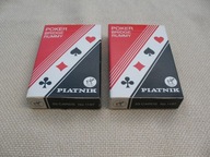 Stare NIEUŻYWANE KARTY DO GRY PIATNIK WIEDEŃ 2 TALIE W PUDEŁKACH
