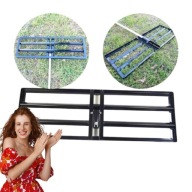 GRABIE NIWELATOR RĘCZNY DO RÓWNANIA TERENU METALOWY POD SIANIE TRAWY