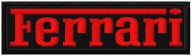 Termo Naszywka Ferrari Haftowana Naprasowanka