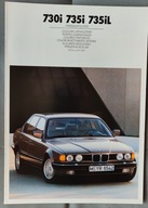 Prospekt BMW 7 E32 Lakiery i tapicerki 1 / 1989