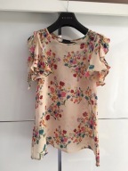 TOPSHOP_BLUZKA ROZ. XS/S STAN BDB KWIATY