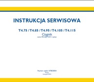 INSTRUKCJA SERWISOWA T4.75 / T4.85 / T4.95 / T4.105 / T4.115