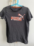 T-shirt dziecięcy PUMA czarny bawełna 7-8 lat 128 cm