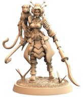 Oriental Herald Wojowniczka Mag Pinup A D&D RPG Druk 3D NSFW