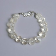 Kryształ górski....Bransoletka z pięknego kryształu górskiego