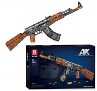 Klocki konstrukcyjne ruchome karabin AK 47