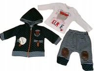 ZESTAW DRESIK 3 CZ. DZIECIĘCY ROZM. 74