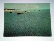 KUŹNICA kutry i port rybacki - pocztówka z lat 70-tych