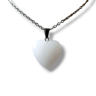 J23B WALENTYNKI Wisiorek/zawieszka kamienie JADEIT SERCE