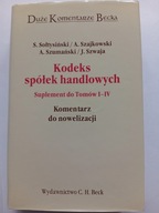 Kodeks spółek handlowych Suplement do tomów 1-4 Praca zbiorowa