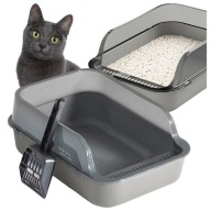 KUWETA DLA KOTA KRÓLIKA TOALETA OTWARTA NA ŻWIREK DUŻA WYTRZYMAŁA + ŁOPATKA