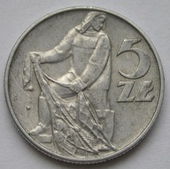 Polska 5 złotych 1973 - Rybak