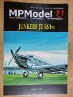 MPMODEL 71 SAMOLOT TRANSPORTOWY JUNKERS JU 52/1M - metalik