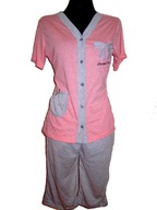 PIŻAMA piżamka DAMSKA rozpinana r. M