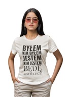 KOSZULKA BIAŁA Z NADRUKIEM, T SHIRT + EBOOK GRATIS,