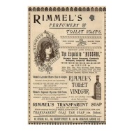Plakat „Rimmel Vintage Ad” – Klasyczny Plakat Retro