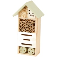 Hotel domek budka drewniana wisząca dla owadów pszczół 13 x 8 x 26 cm