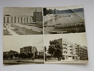 PIŁA - Plac Powstańców Wlkp.Dom Kultury, Kąpielisko, fragment miasta z 1971