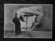 Akt Artystyczny – Praca Ręcznie Tworzona (142) – dla 884 Skubalskich